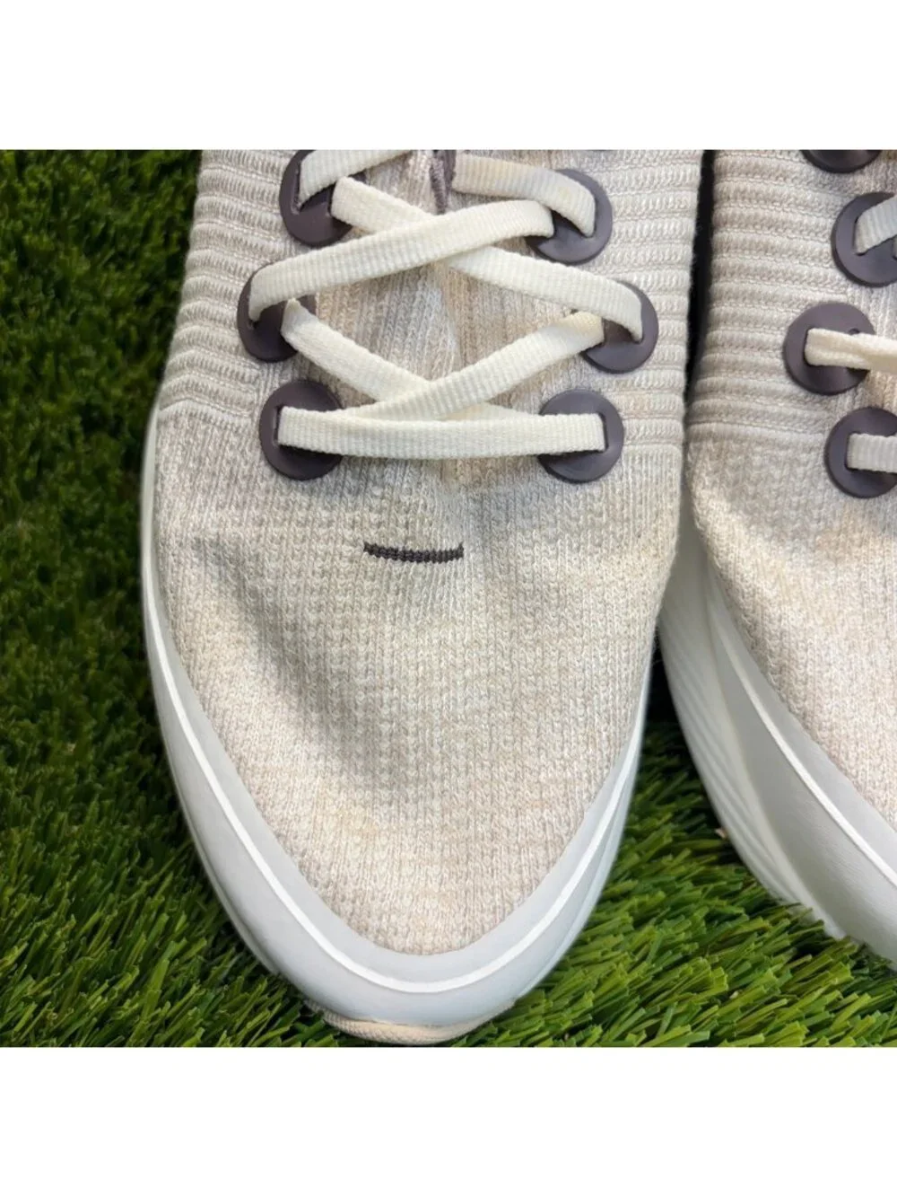 Allbirds Tree Glider Womens Size 10 Beige Brown Athletic Running Shoes Sneakers